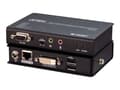 Miniatyrbild 1 av 5: ATEN CE 611 - Förlängare för tangentbord/video/mus/seriell/USB - HDBaseT - USB - upp till 100 m