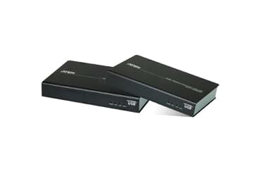 Aten VE813A, AV-sender og -mottaker, 100 m, Koblet med ledninger (ikke trådløs), 3D, Sort, HDCP