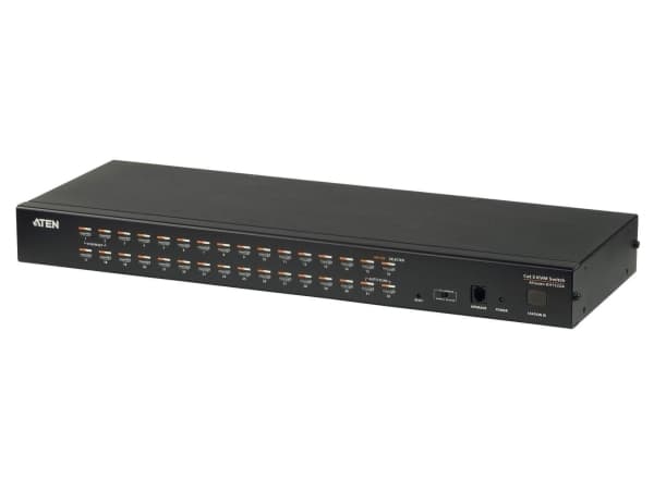 ATEN KH1532A, 1920 x 1200 piksler, Ethernet/bredbåndsforbindelse, Full HD, Rack-montering, 4,8 W, 1U Sort