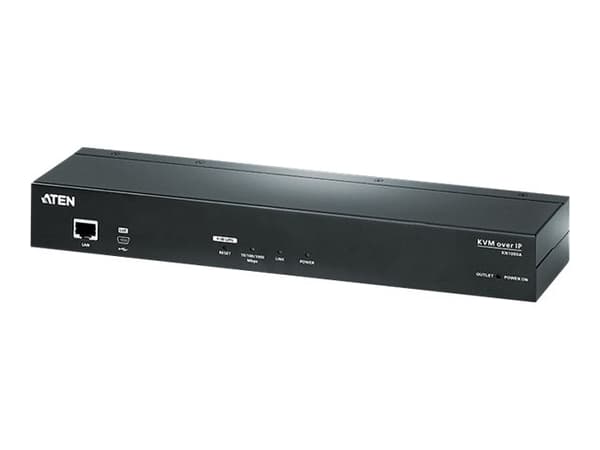 ATEN KN1000A-AX-G, 1920 x 1200 pikseliä, Ethernet LAN, WUXGA, Musta musta