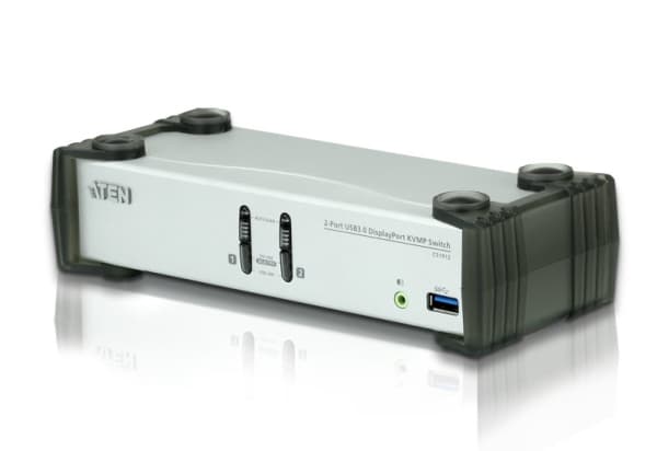 ATEN CS1912 KVMP Switch - KVM / lyd / USB-svitsj - 2 x KVM/lyd/USB - 1 lokalbruker - stasjonær