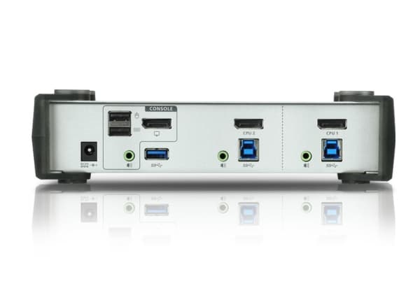 ATEN CS1912 KVMP Switch - KVM / lyd / USB-svitsj - 2 x KVM/lyd/USB - 1 lokalbruker - stasjonær
