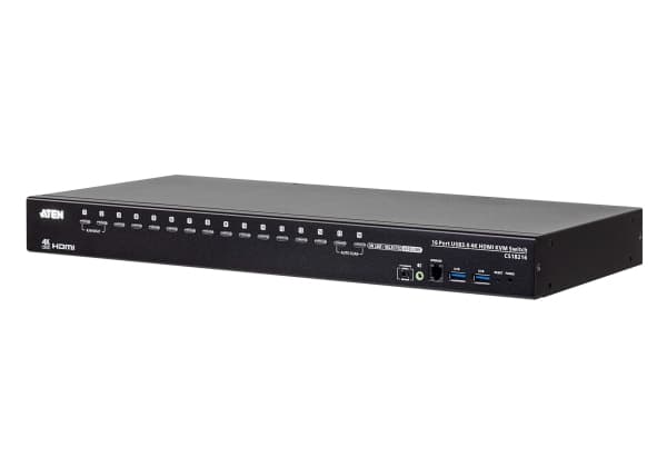 ATEN CS18216-AT-G, 4096 x 2160 pikseliä, 4K Ultra HD, 13,12 W, Musta
