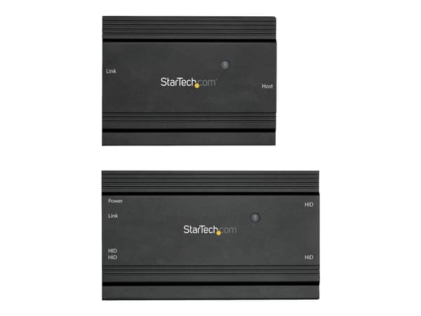 StarTech.com 4 Port USB 2.0 Extender Hub over Single CAT5e/CAT6 Ethernet Cable (RJ45), 330ft (100m), USB Extender Adapter, Externally Powered, 480 Mb