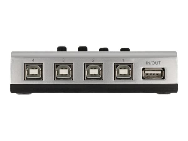 Delock - USB-växel - 4 x USB 2.0 - skrivbordsmodell