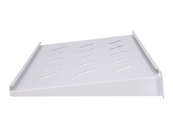 Extralink - Hylla för rack - 350 mm - grå - 1U - 19"