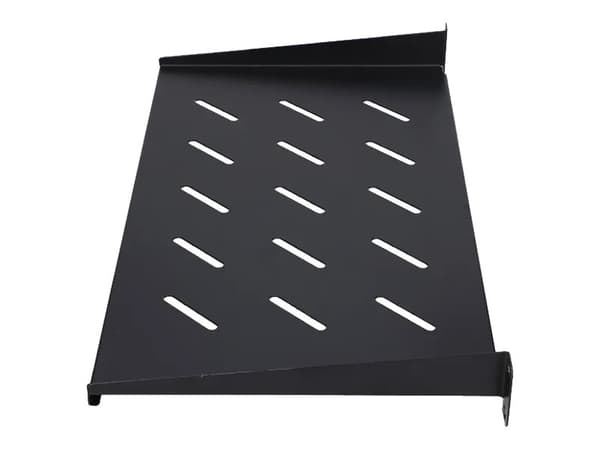 Extralink - Hylla för rack - 350 mm - svart - 1U - 19"