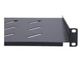Miniatyrbild 2 av 5: Extralink - Hylla för rack - 350 mm - svart - 1U - 19"