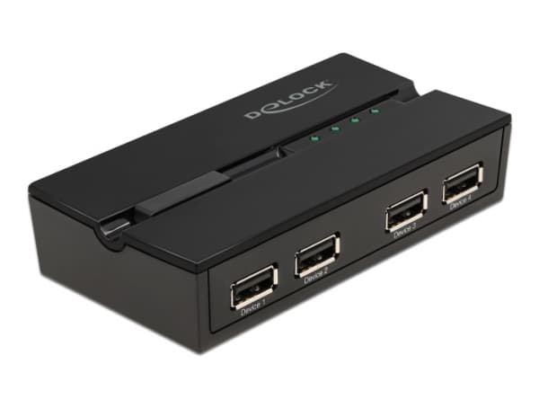 Delock - USB-periferdelesvitsj - 4 x USB 2.0 - stasjonær