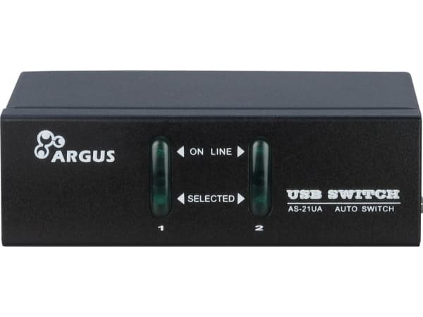 Argus KVM-AS-21UA - Omkopplare för tangentbord/video/mus/ljud - 2 x KVM/ljud - skrivbordsmodell