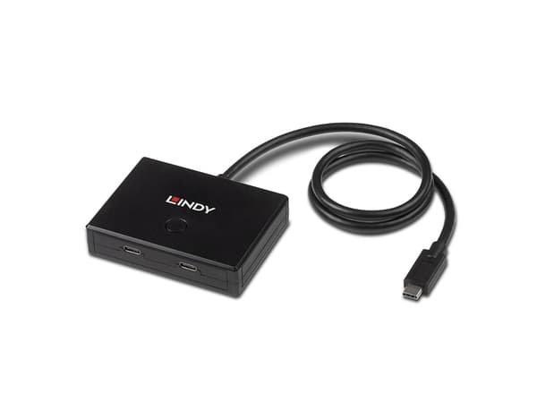 Lindy 43329, USB 3.2 Gen 1 (3.1 Gen 1) Type-C, USB 3.2 Gen 1 (3.1 Gen 1) Type-C, 5000 Mbit/s, Sort, 0,6 m, 85 mm