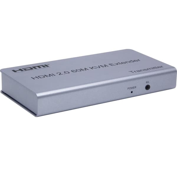 NÖRDIC systemforlenger for HDMI 4K60Hz med loop out 2xUSB og R/L stereo over Cat6 opptil 60m