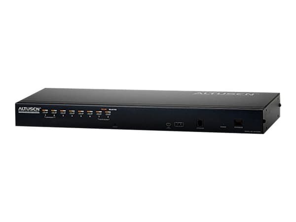 ATEN KVM over IP KH1508AI - Omkopplare för tangentbord/video/mus - 8 x KVM port(s) - rackmonterbar Svart