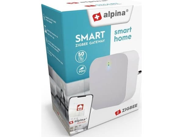 Alpina - Zigbee-keskitin yhdyskäytävä tämän standardin mukaisten laitteiden yhdistämiseen