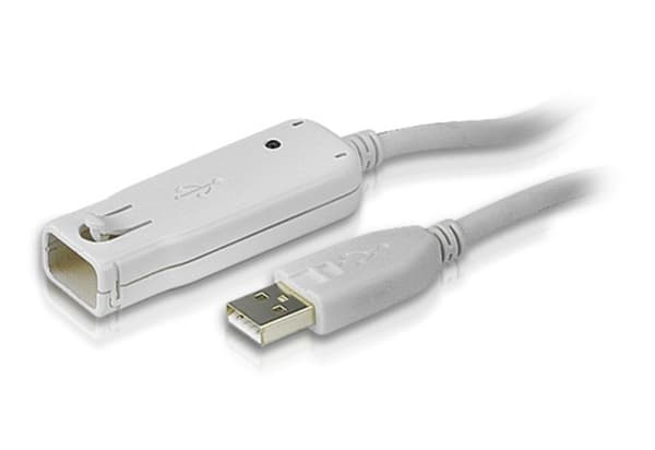 Aten UE2120H, USB 2.0, USB 2.0, Vit, 12 m, 82 mm, 41 mm