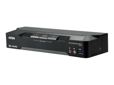 ATEN CM1942 - KVM / lyd / USB-svitsj - 2 x KVM/lyd/USB - 1 lokalbruker - stasjonær Sort