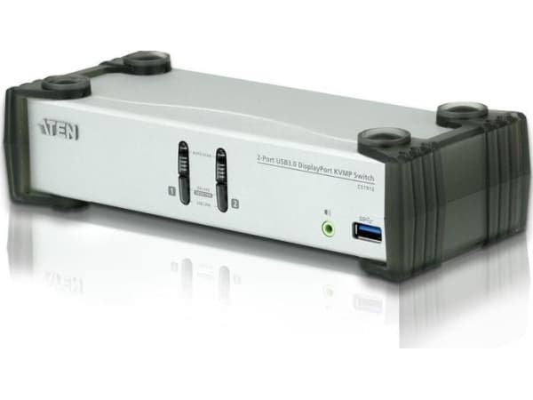ATEN CS1912 KVMP Switch - KVM / lyd / USB-svitsj - 2 x KVM/lyd/USB - 1 lokalbruker - stasjonær