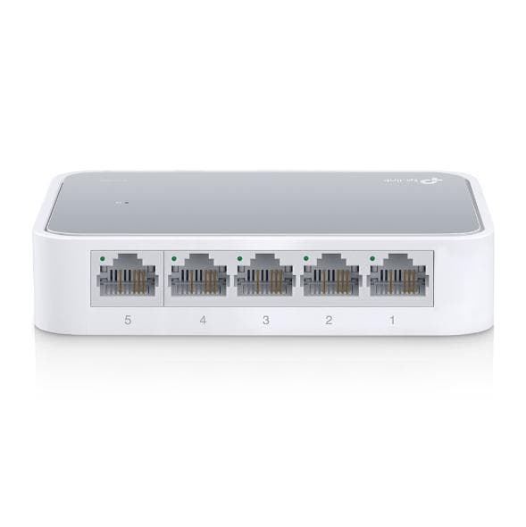 TP-Link TL-SF1005D 5-portar 10/100 Mbps Desktop Switch - Switch - 5 x 10/100 - Desktop (TL-SF1005D)