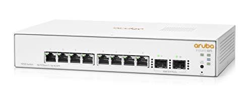 Hewlett Packard Enterprise HPE Aruba Instant On 1930 8G 2SFP Switch - Switch - L3 - hanterad - 8 x 10/100/1000 + 2 x Gigabit SFP - rackmonterbar (JL68