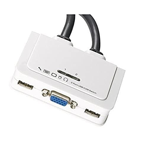 EFB Electronics EB977 näppäimistö/video/hiiri (KVM) kytkin, EB977 Valkoinen