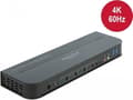 Miniatyrbillede 1 af 4: Delock HDMI KVM Switch 4K 60 Hz med USB 3.0 og lyd