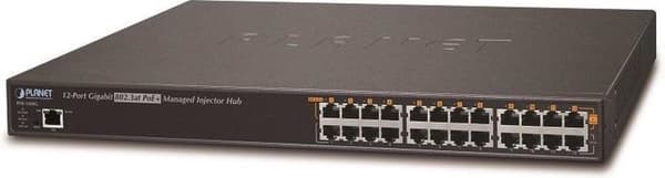PLANET POE1200G Network Switch Managed Gigabit Ethernet (10/100/1000) Power over Ethernet (PoE) 1U Blå