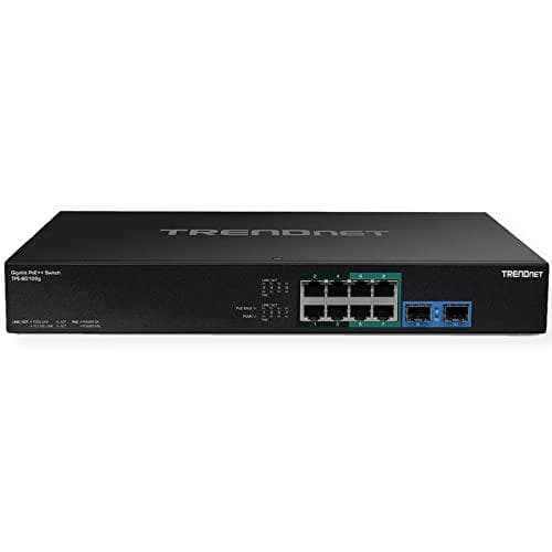 TRENDnet TPE BG102G - Switch - ohanterad - 8 x 10/100/1000 (PoE++) + 4 x 10/100/1000 (PoE+) + 2 x SFP - rackmonterbar - PoE++ (240 W) - AC 100 - 240 V