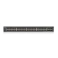 Miniatyrbillede 3 af 4: Zyxel GS1920-48v2 - Switch - Smart - 48 x 10/100/1000 + 4 x combo Gigabit SFP + 2 x Gigabit SFP - rackmonterbar (GS1920-48V2-EU0101F)