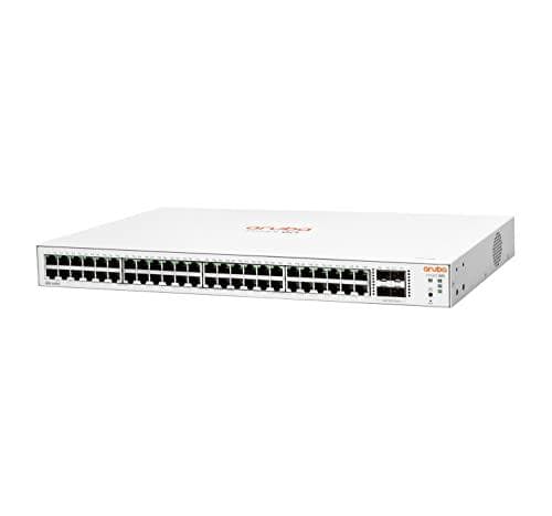 HPE Aruba Instant On 1830 48G 4SFP Switch - Switch - Smart - 48 x 10/100/1000 + 4 x Gigabit SFP - Desktop, rackmonterbar