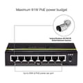 Pikkukuva 5 / 6: TRENDnet TPE TG82G - Kytkin - 8 x 10/100/1000 (PoE+) - Pöytäkone - PoE+ (61W) (TPE-TG82)