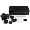 Miniatyrbild 6 av 6: StarTech.com 4-portars HDMI KVM-switch - HDMI KVM-switch med USB 3.0-hub - 1080p - KVM/USB-switch - USB - 4 x KVM/Audio/USB + 3 x SuperSpeed USB - 1 l