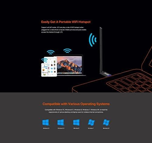 Tenda U10 verkkokortti WLAN 433 Mbit/s (U10)