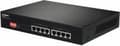 Miniatyrbild 4 av 8: Edimax ES-1008P V2 Fast Ethernet-switch med 8 portar - 8x Power over Ethernet (PoE+) / Svart