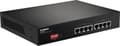 Miniatyrbild 5 av 8: Edimax ES-1008P V2 Fast Ethernet-switch med 8 portar - 8x Power over Ethernet (PoE+) / Svart