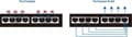 Miniatyrbild 8 av 8: Edimax ES-1008P V2 Fast Ethernet-switch med 8 portar - 8x Power over Ethernet (PoE+) / Svart