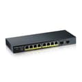 Pikkukuva 2 / 4: Zyxel GS1900-10HP Managed L2 Gigabit Ethernet (10/100/1000) Power over Ethernet (PoE) Musta