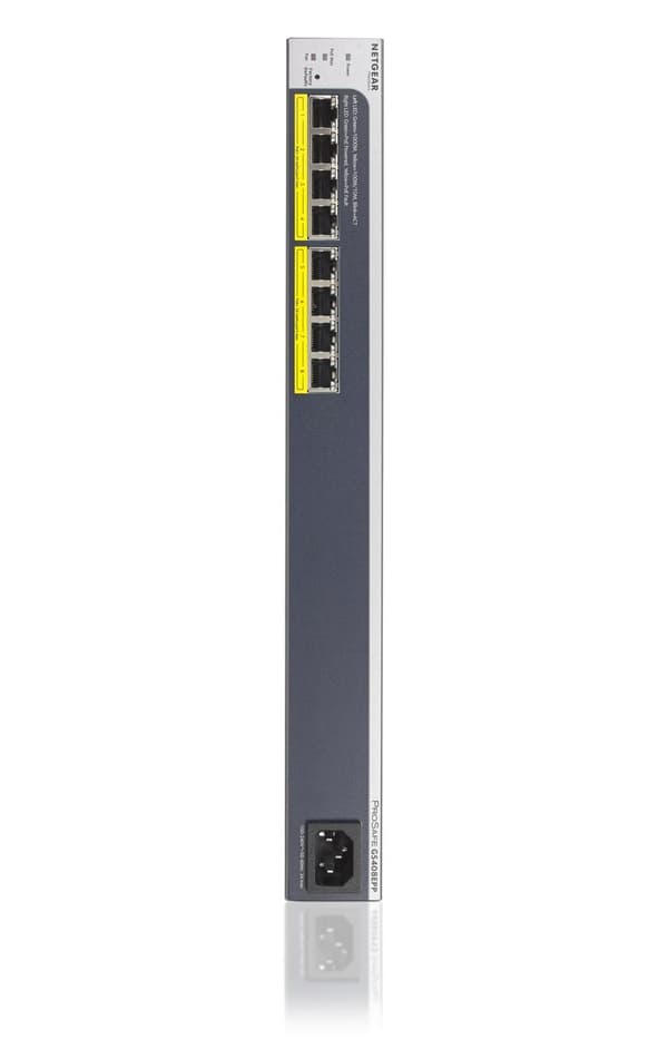 NETGEAR Click GS408EPP - kytkin - hallittu - 8 x 10/100/1000 (PoE+) - pöytäkone, telineeseen kiinnitettävä, seinään kiinnitettävä, pylväsasennus - PoE