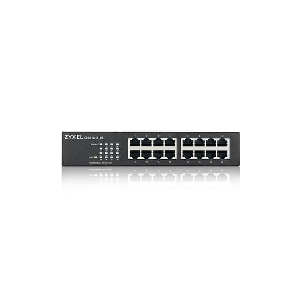 Zyxel GS-1100-16 V3 - Kytkin - 16x10/100/1000 - Pöytäkone