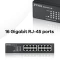 Pikkukuva 8 / 9: Zyxel GS-1100-16 V3 - Kytkin - 16x10/100/1000 - Pöytäkone