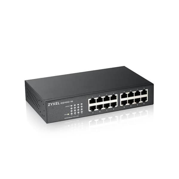 Zyxel GS-1100-16 V3 - Kytkin - 16x10/100/1000 - Pöytäkone