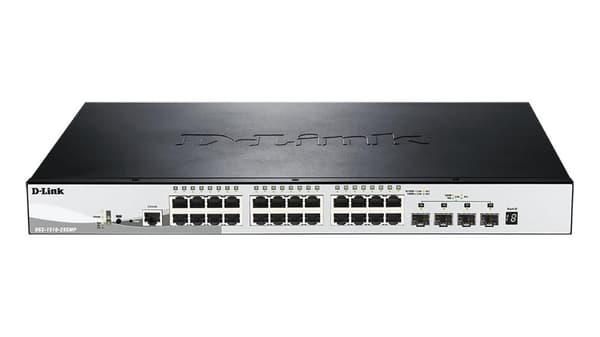 D-Link DGS 1510-20 - Switch - L3 - Smart - 16 x 10/100/1000 + 2 x Gigabit SFP + 2 x 10 Gigabit SFP+ - Desktop, rackmonterbar