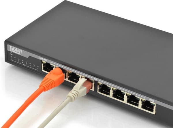 Digitus DN-95340 nätverksswitch Unmanaged Gigabit Ethernet (10/100/1000) Power over Ethernet (PoE) Svart