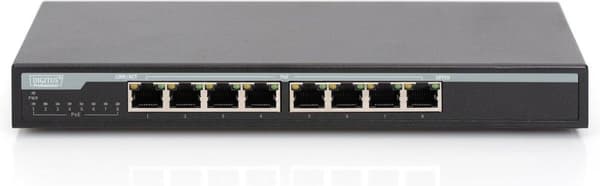 Digitus DN-95340 nätverksswitch Unmanaged Gigabit Ethernet (10/100/1000) Power over Ethernet (PoE) Svart