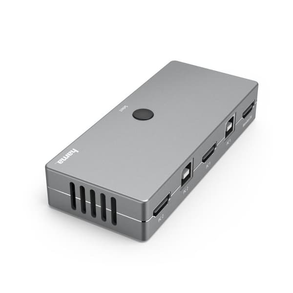 Hama 2 + 2 Ports KVM Switch HDMI USB 4096 x 2160 Pixel