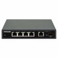 Pikkukuva 4 / 7: Intellinet – Kytkin – 4 x 10/100/1000 (PoE+) + 1 x Combo Gigabit SFP/RJ-45 (uplink) – Pöytäkone – PoE+ (91 W) (561822)