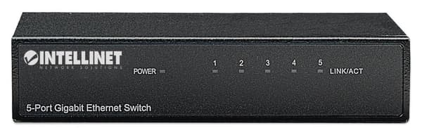 Intellinet Gigabit Ethernet -pöytäkytkin - kytkin - 5 x 10/100/1000 - pöytäkone (530378)