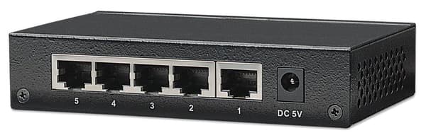 Intellinet Gigabit Ethernet -pöytäkytkin - kytkin - 5 x 10/100/1000 - pöytäkone (530378)