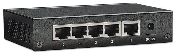 Intellinet Gigabit Ethernet -pöytäkytkin - kytkin - 5 x 10/100/1000 - pöytäkone (530378)