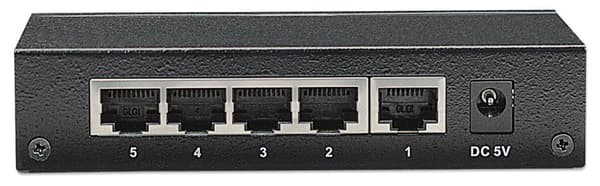 Intellinet Gigabit Ethernet -pöytäkytkin - kytkin - 5 x 10/100/1000 - pöytäkone (530378)
