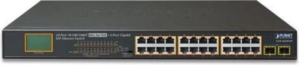 PLANET GSW-2620VHP Nätverksswitch Unmanaged Gigabit Ethernet (10/100/1000) Power over Ethernet (PoE) 1U Blå